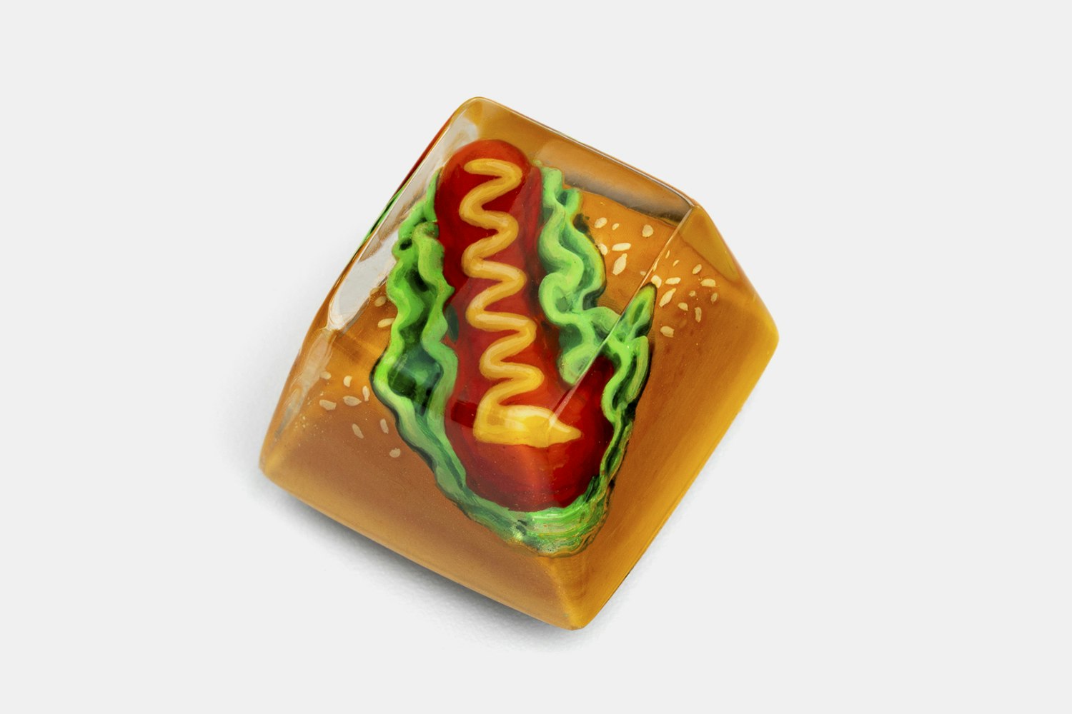 Dwarf Factory Foodie Artisan Keycap - NYC Hot Dog (OEM/Cover)